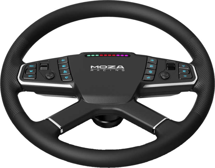 Moza Racing MOZA TSW Truck Wheel Musta Ohjauspyörä PC