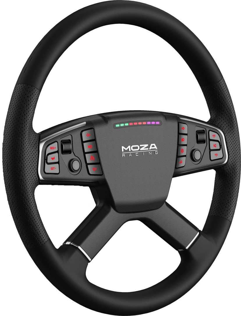 Moza Racing MOZA TSW Truck Wheel Musta Ohjauspyörä PC