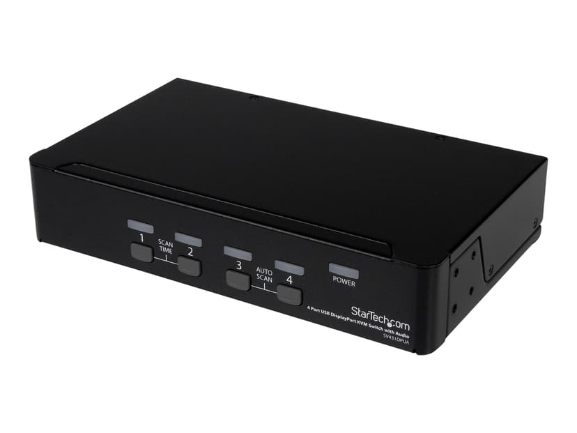 Startech KVM 4 PORT USB DISPLAYPORT /W AUDIO - (Löytötuote luokka 2)