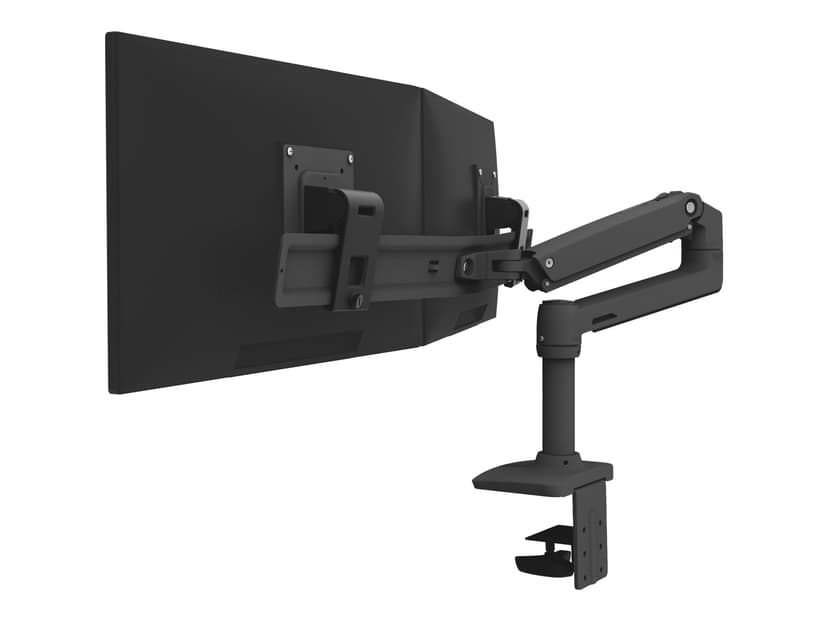Ergotron LX Desk Dual Direct Arm Matte Black - (Löytötuote luokka 2)