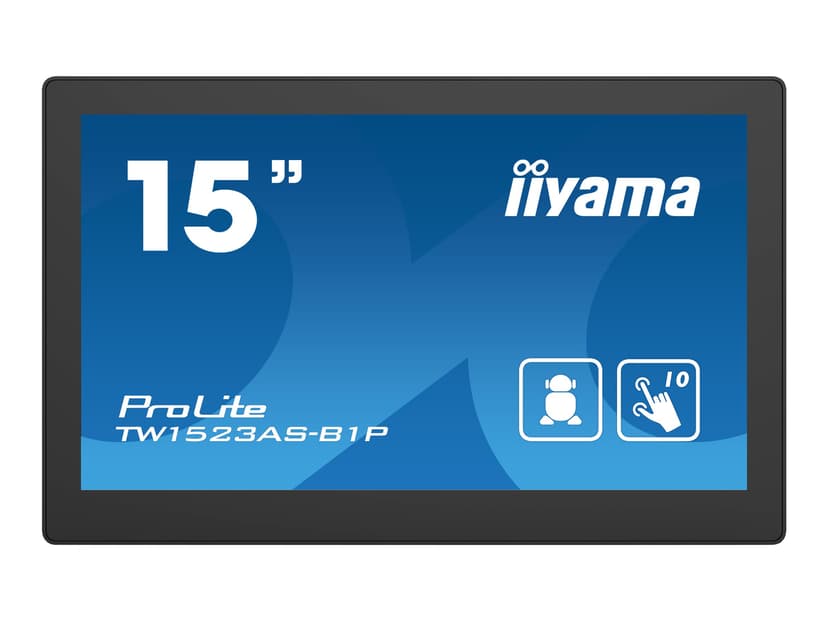 iiyama PROLITE TW1523AS-B1P 15.6" TOUCH FHD IPS 16:9 ANDROID - (Löytötuote luokka 2)