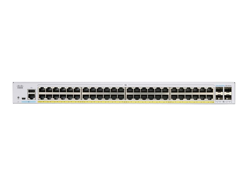 Cisco CBS350 48G 4SFP+ PoE 740W Managed Switch - (Löytötuote luokka 2)