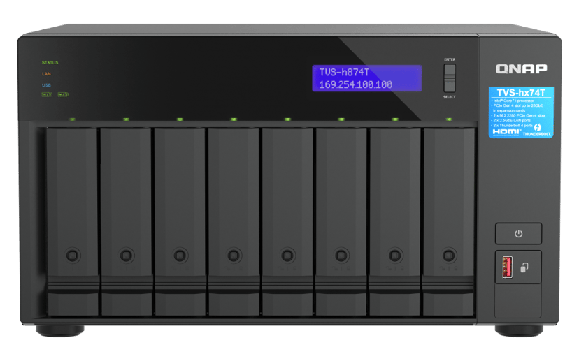 QNAP TVS-H847T-I9-64G 8-Bay Desktop NAS