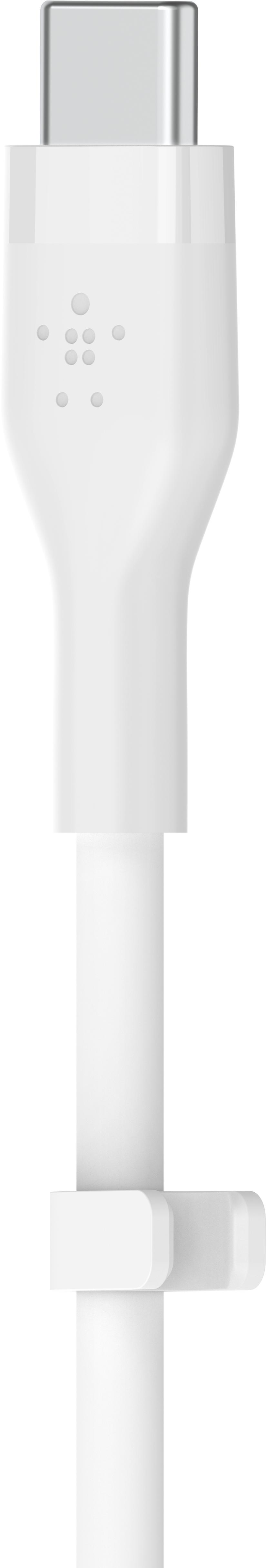 Belkin Flex USB-C to USB-C Cabel Silicone (2-pack) 1m USB C USB C Musta, Valkoinen