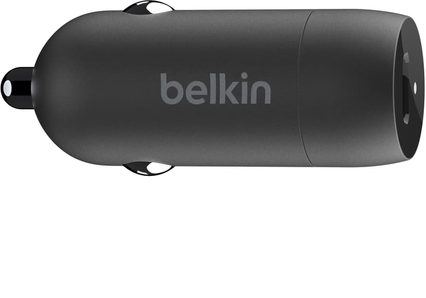 Belkin BoostCharge 30W USB-C Car Charger Musta