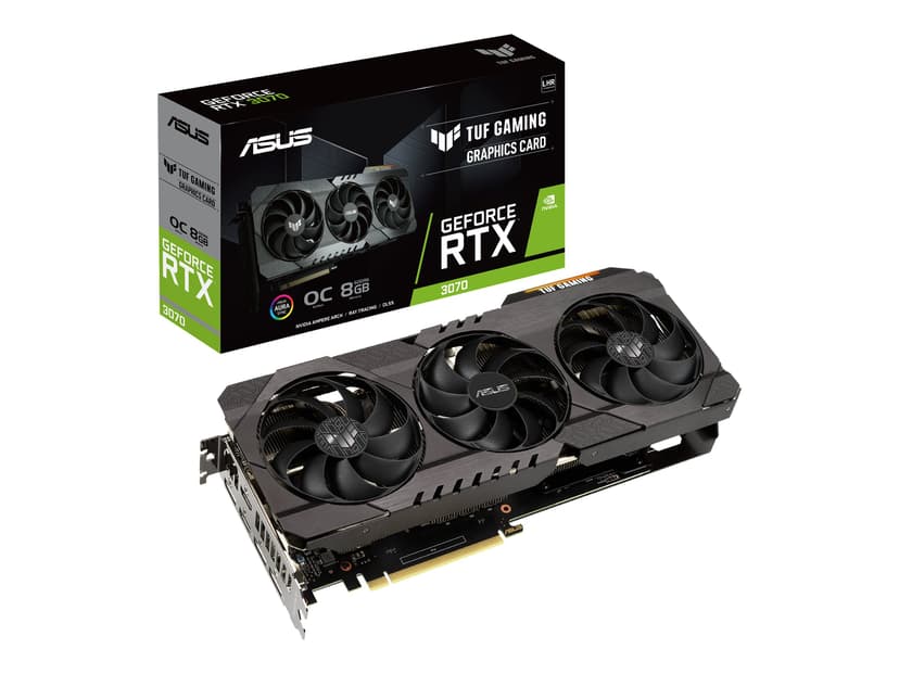 ASUS GeForce RTX 3070 TUF GAMING V2 OC 8GB (LHR) - (Löytötuote luokka 2) 8GB