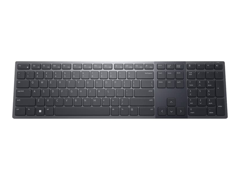Dell Premier Collaboration Keyboard - Kb900 Langaton, 2.4 GHz, Bluetooth 5.1 Pohjoismainen Näppäimistö