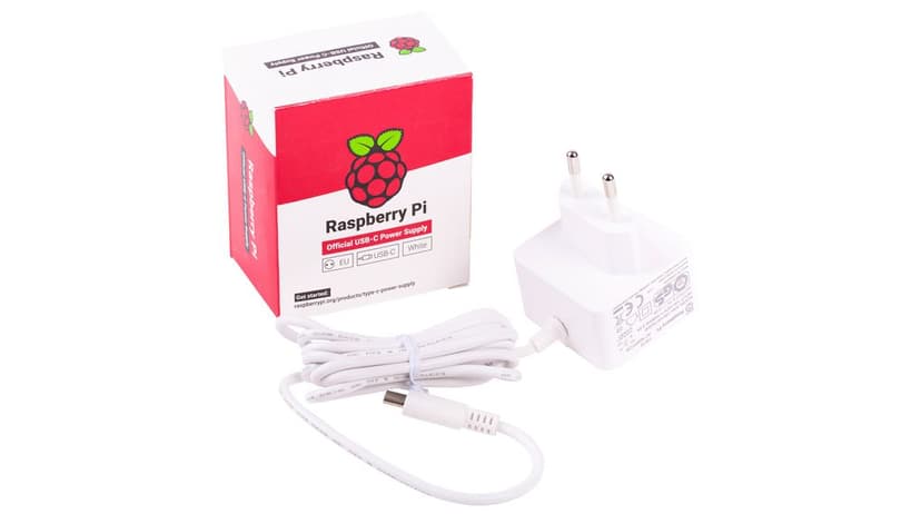 Raspberry Pi Powersupply USB-C 15W White 15.3W