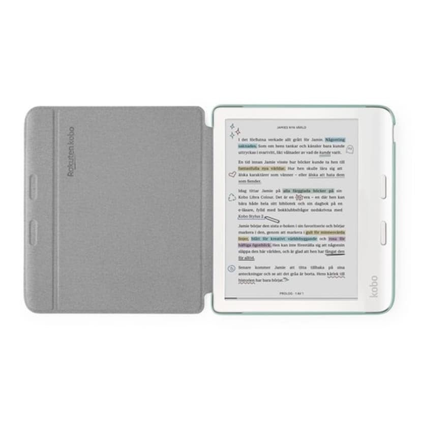 Kobo Rakuten Kobo Basic SleepCover e-kirjan lukijalaitteen suojakotelo 17,8 cm (7") Folio-kotelo Vihreä