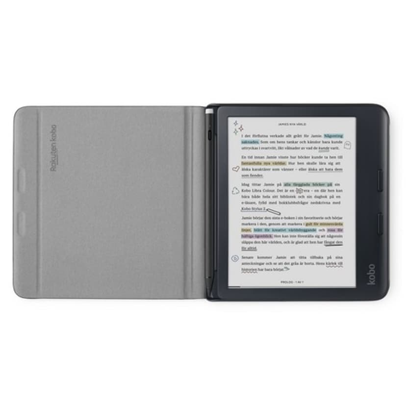 Kobo Rakuten Kobo SleepCover e-kirjan lukijalaitteen suojakotelo 17,8 cm (7") Folio-kotelo Musta