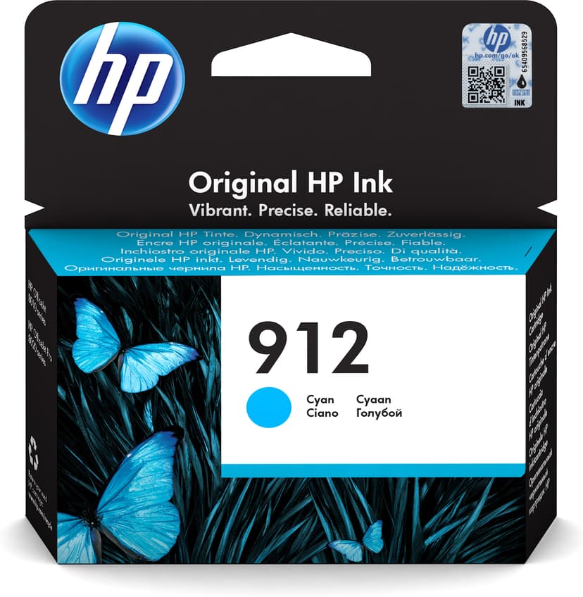 HP Muste Syaani 912 315 Pages - OfficeJet Pro 8022/8024/8025