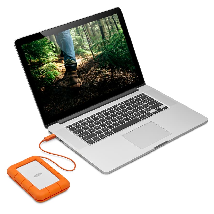 LaCie Rugged 5TB Mobile Drive Harmaa, Keltainen