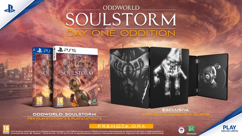 Sony PLAION Oddworld: Soulstorm Day One Edition Ensimmäinen päivä Monikielinen PlayStation 4