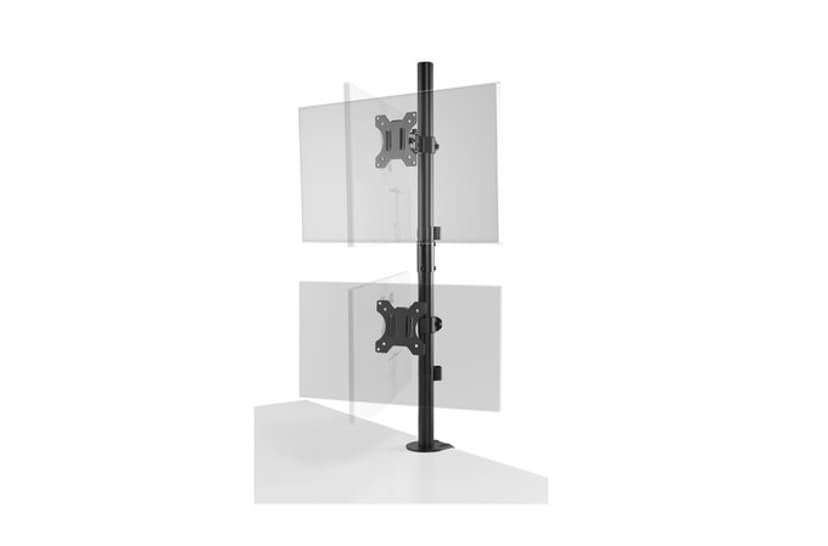 Kensington Mounting Kit Pole - Dual Arm C-Clamp 13-32" Black