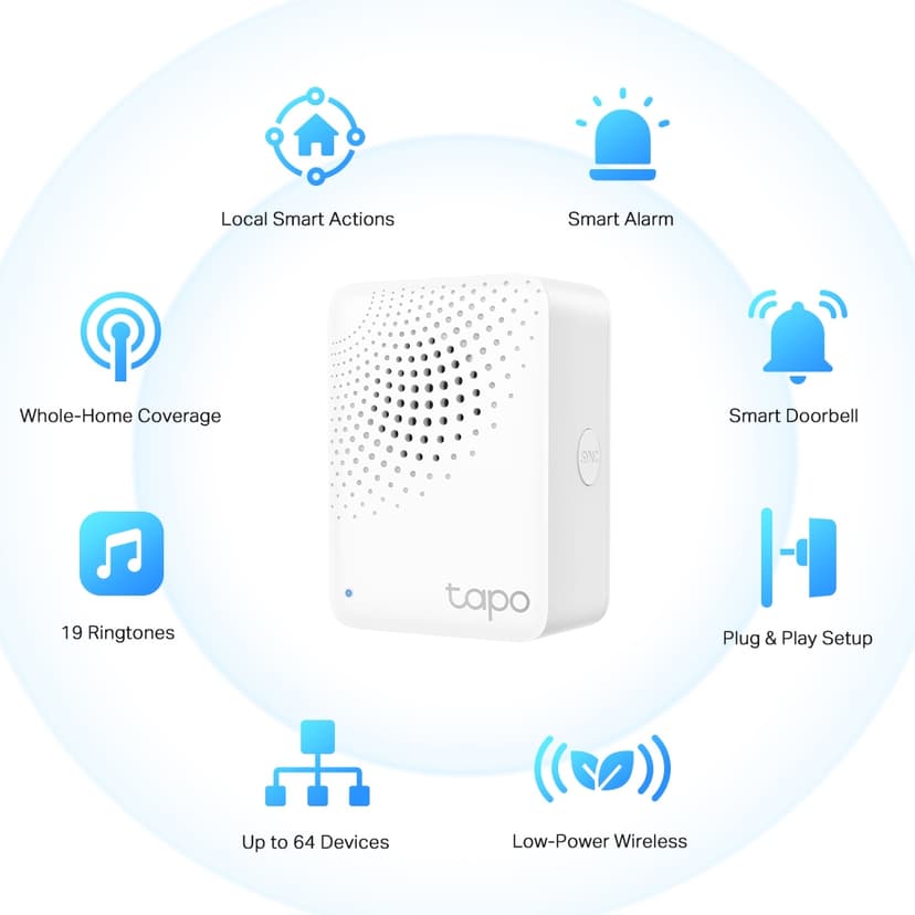 TP-Link Tapo H100 Smart Hub W/ Chime