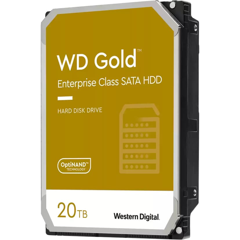 WD Gold 20TB 3.5" 7200r/min SATA 6.0 Gbit/s HDD