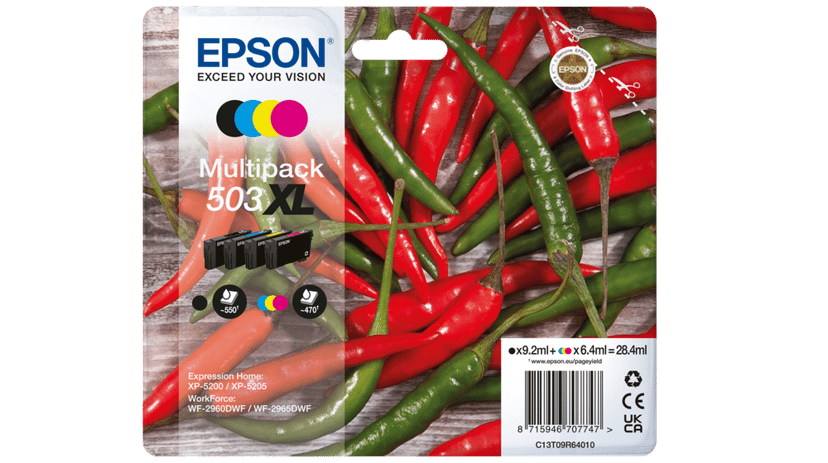 Epson Ink Multipack 503XL (BK/C/M/Y)