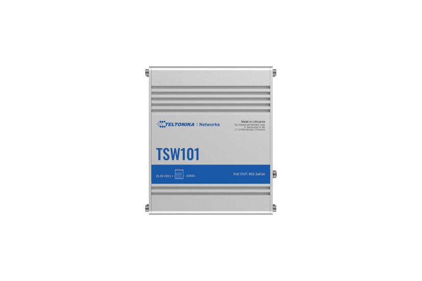 Teltonika TSW101 unmanaged automotive PoE+ 60W switch