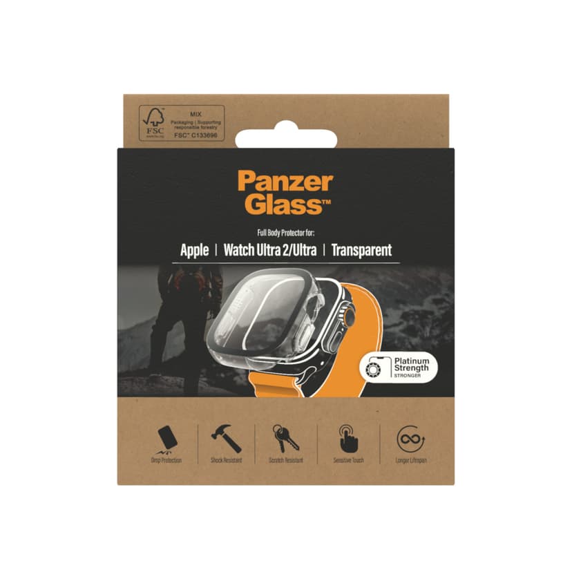 Panzerglass Full Body Apple Watch Ultra/Ultra 2 49mm Transparent