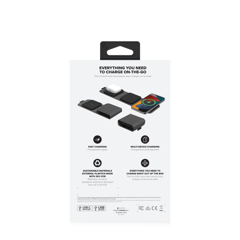 Zagg mophie snap+ Multi Device Travel Charger Grafiitti
