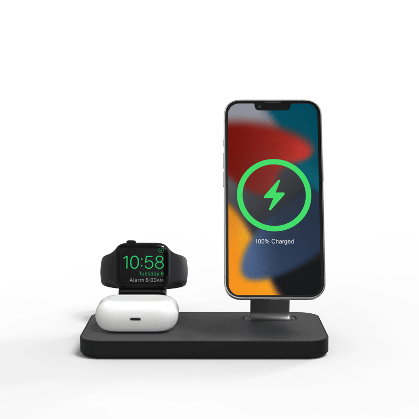 Zagg mophie snap+ 3in1 Wireless Charging Pad Svart (401309756