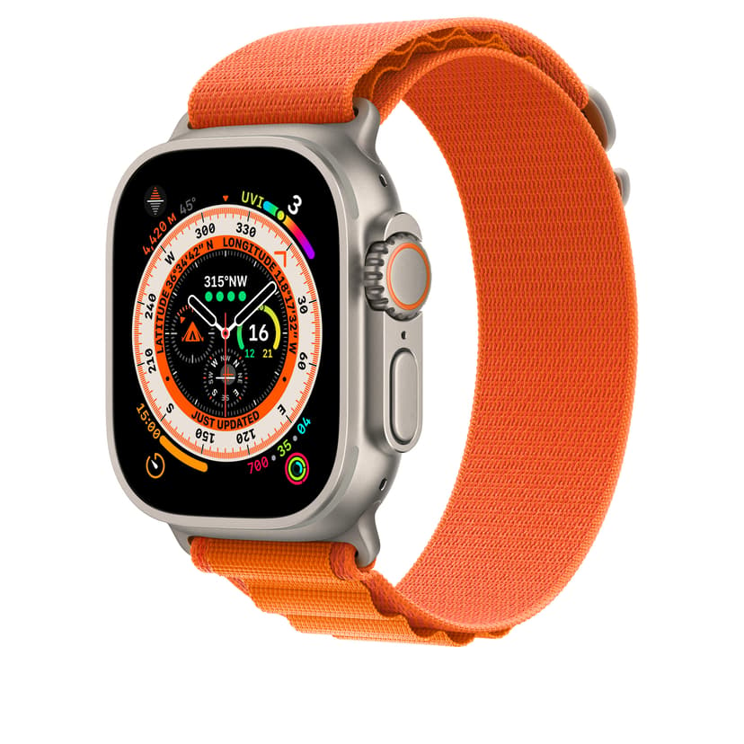 Apple 49mm Orange Alpine Loop Medium