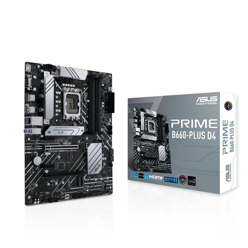 ASUS ASUS PRIME B660-PLUS D4 Intel B660 LGA 1700 ATX ATX
