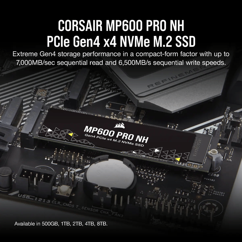 Corsair MP600 PRO NH 1TB SSD M.2 PCIe 4.0