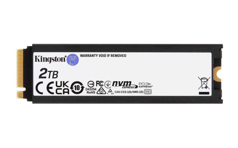 Kingston FURY Renegade 2TB SSD Heatsink M.2 PCIe 4.0