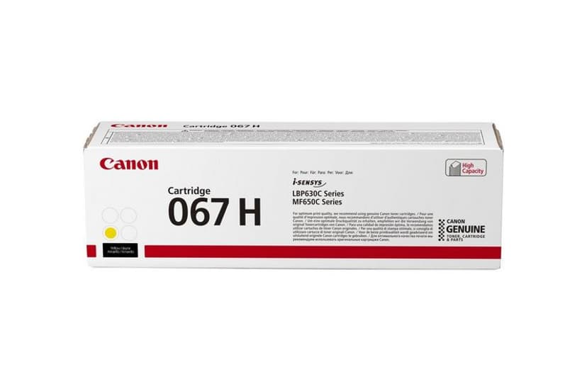 Canon Toner Yellow 067 H Y 2.35K