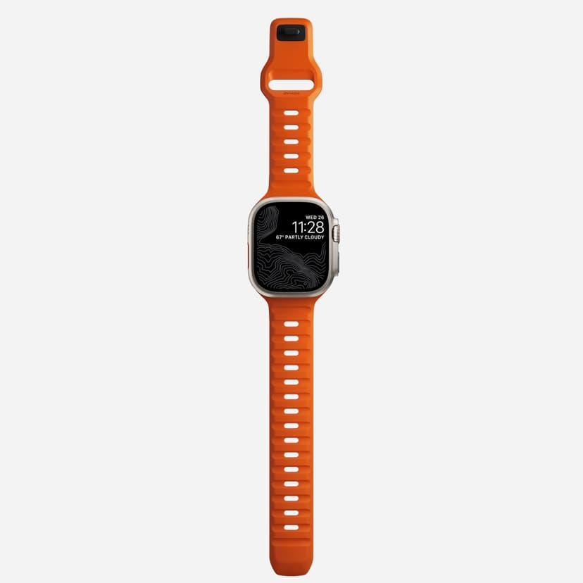 Nomad Apple Watch Sport Band 45mm/44mm/42mm Ultra Orange