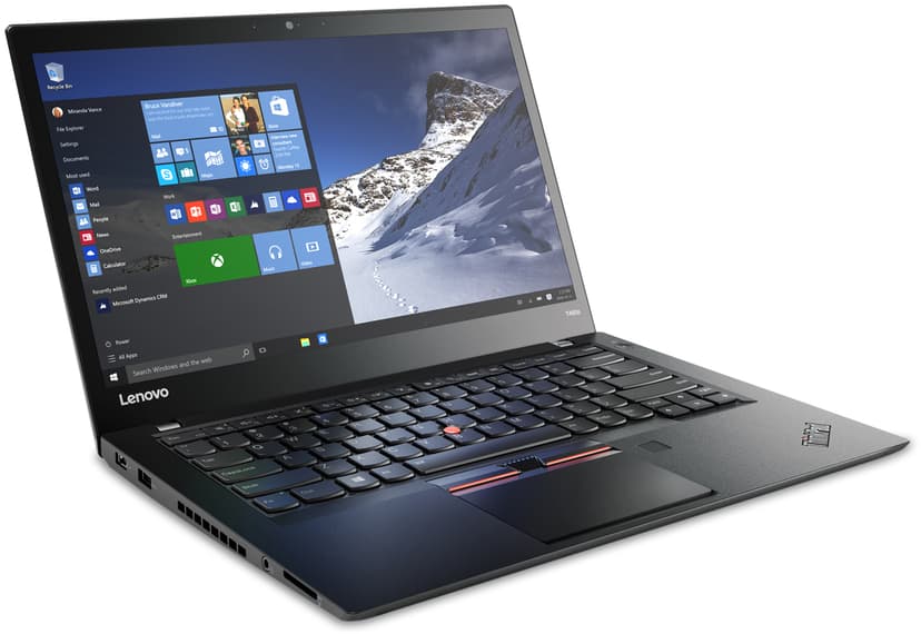 Lenovo ThinkPad T460s Core i5 8GB 192GB SSD Oppgraderbar til WWAN 14"