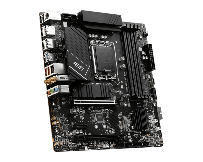 MSI MSI PRO B760M-A WIFI DDR4 emolevy Intel B760 LGA 1700 mikro ATX LGA 1700 mikro ATX