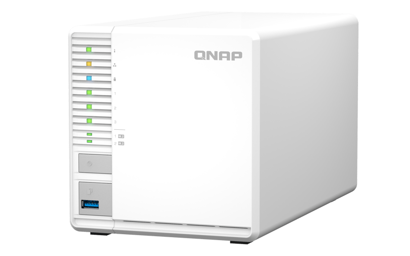 QNAP QNAP TS-364 NAS Tower Ethernet LAN Valkoinen N5095