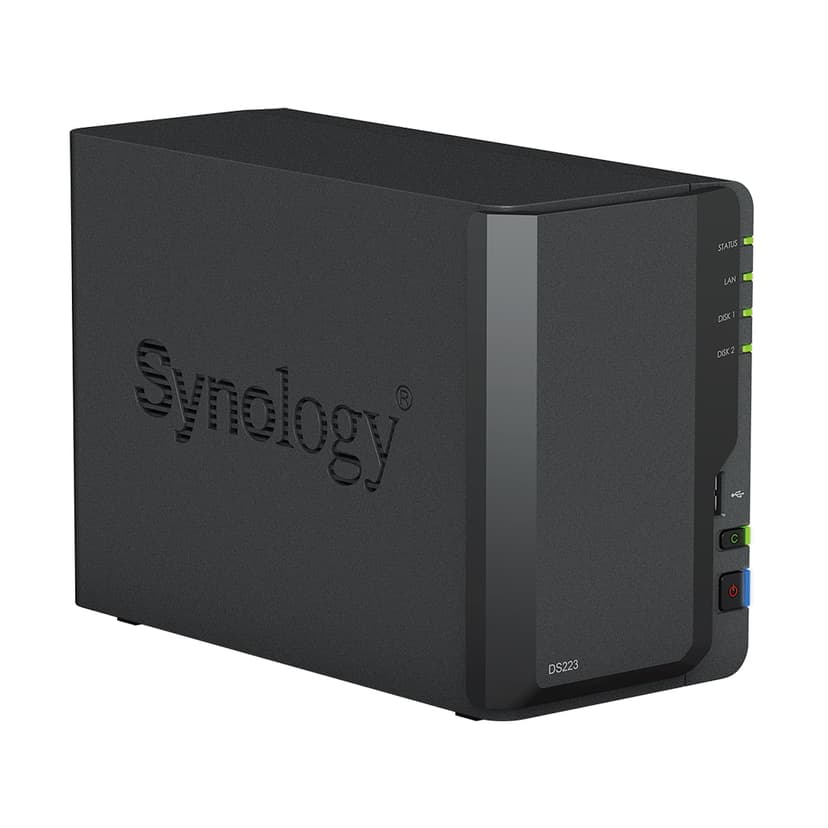 Synology Synology DiskStation DS223 NAS- ja tallennuspalvelimet Työpöytä Ethernet LAN RTD1619B