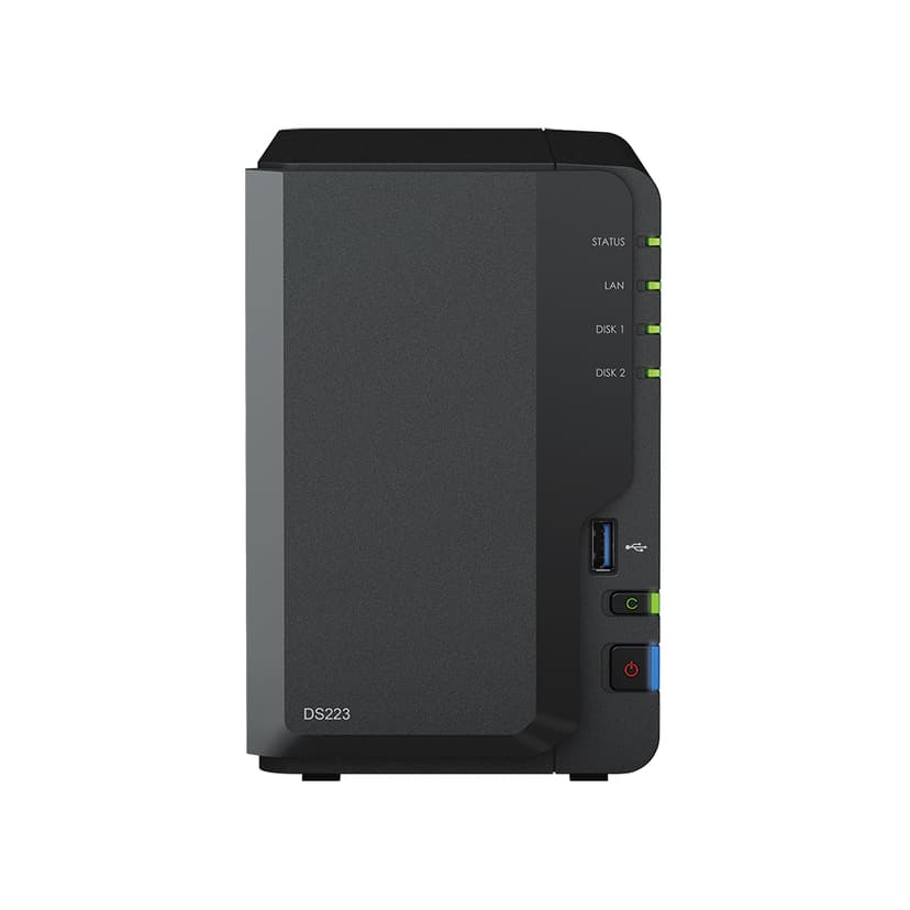 Synology Synology DiskStation DS223 NAS- ja tallennuspalvelimet Työpöytä Ethernet LAN RTD1619B