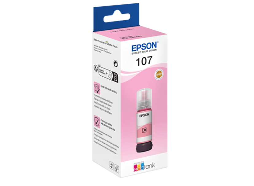Epson Ink Light Magenta 107 7.2K/2.1K - ET-18100