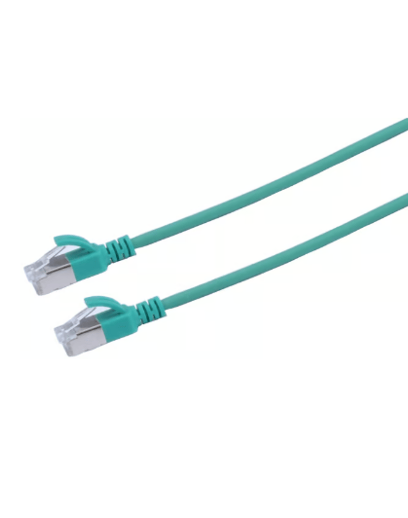 Prokord Tp-cable U/ftp Cat.6a Slim Lszh Rj45 2.5M Green RJ-45 RJ-45 Cat6a 2.5m