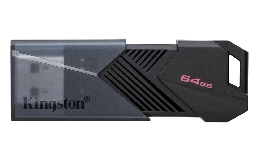 Kingston DataTraveler Exodia Onyx 64GB USB A-tyyppi Musta