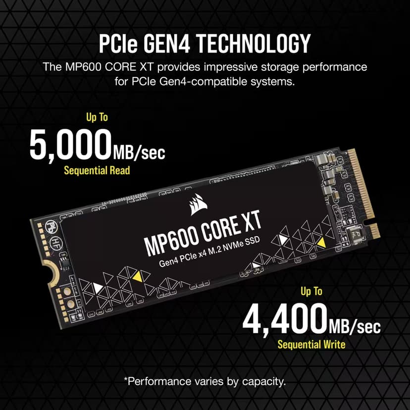 Corsair MP600 CORE XT 4000GB M.2 PCI Express 4.0