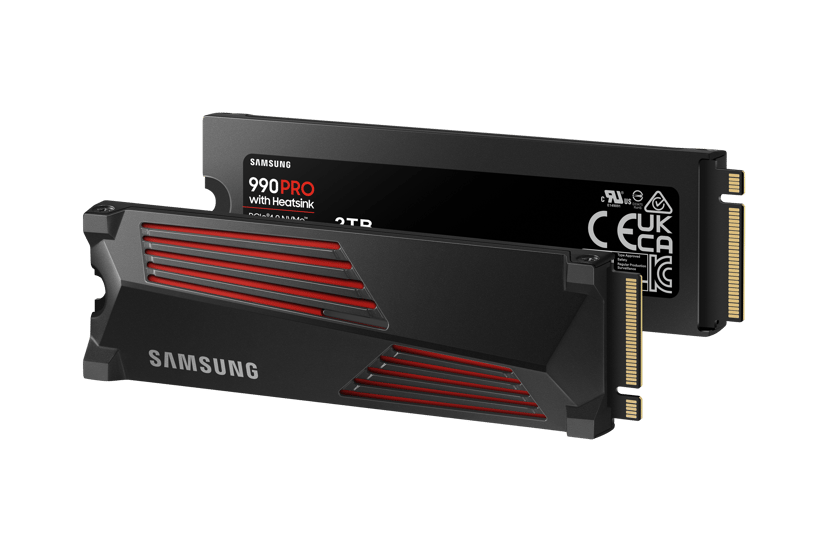 Samsung 990 PRO 2TB SSD Heatsink M.2 PCIe 4.0