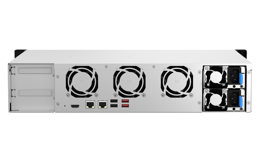 QNAP QNAP TS-864EU-RP-8G NAS- ja tallennuspalvelimet Teline ( 2U ) Ethernet LAN Musta