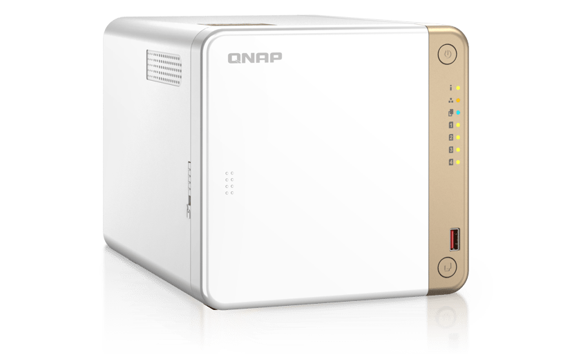 QNAP QNAP TS-462-4G NAS- ja tallennuspalvelimet Tower Ethernet LAN Valkoinen N4505