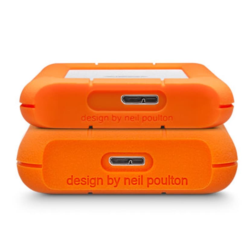 LaCie Rugged Mini 2TB USB 3.0 2000GB Hopea, Oranssi