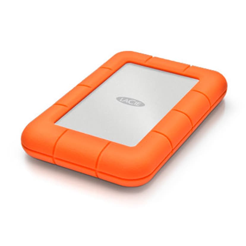 LaCie Rugged Mini 2TB USB 3.0 2000GB Hopea, Oranssi