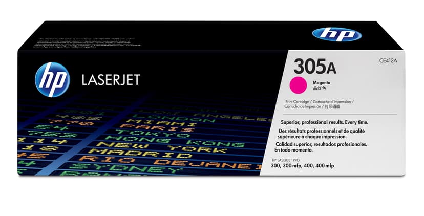 HP Värikasetti Magenta 305A 2.6K - CE413A  #ATTACH