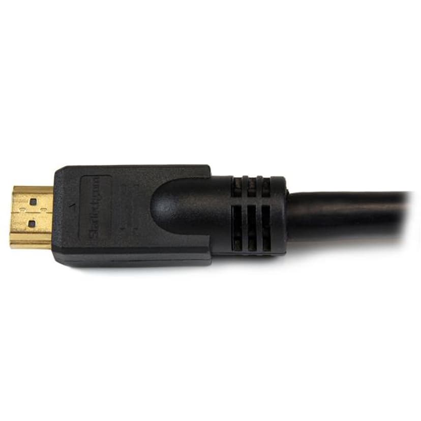 Startech 15m High Speed HDMI Cable Ultra HD 4k x 2k HDMI Cable M/M 15m HDMI-tyyppi A (vakio) Musta