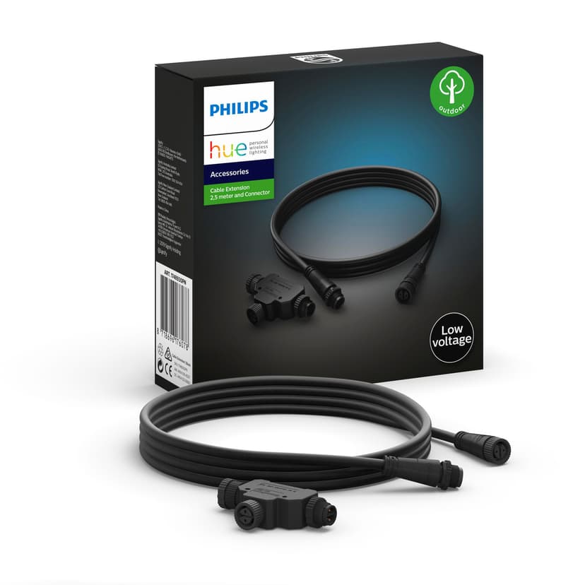 Philips Hue Outdoor Extension Cable 2,5m + T-Part