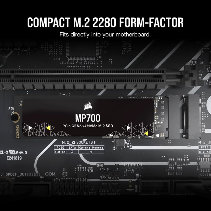 Corsair Force MP700 1000GB M.2 PCI Express 5.0