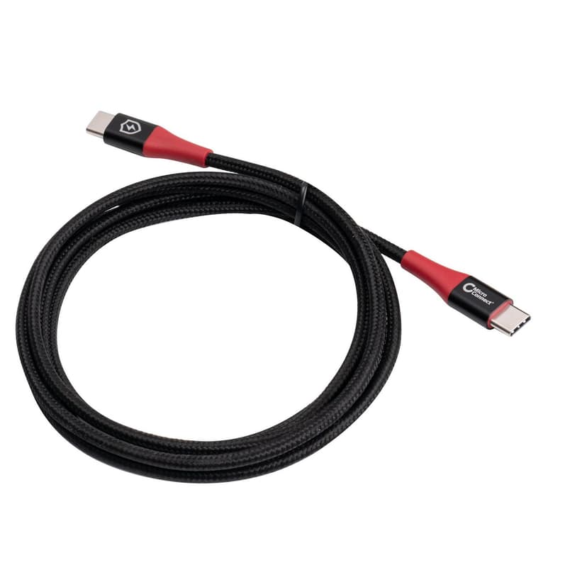 Microconnect USB-C To USB-C Data Blocker Cable 1.5m 1.5m USB C USB C Musta